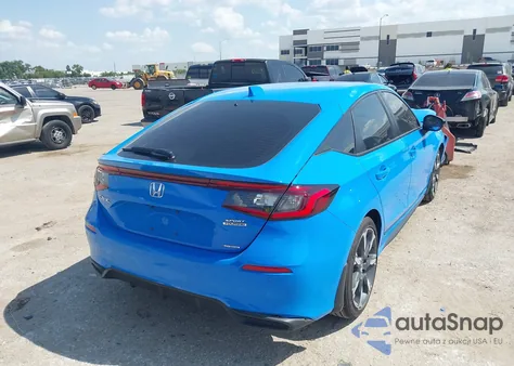 2025 Honda Civic Hybrid Sport Touring from USA, damaged, VIN JHMFL4H98SX004155